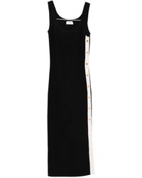 Elisabetta Franchi - Knitted Midi Dress - Lyst