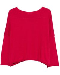 Be You - Cotton Boat-Neck Sweater - Lyst