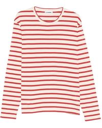 Jil Sander - Striped T-Shirt - Lyst