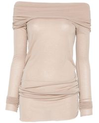 Rick Owens - Off-Shoulder Top - Lyst
