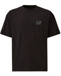 C.P. Company - Logo Cotton T-Shirt - Lyst