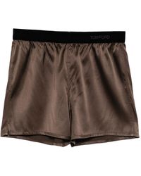 Tom Ford - Silk Pajama Shorts - Lyst