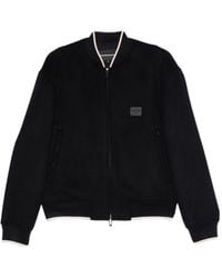 Emporio Armani - Wool Bomber Jacket - Lyst