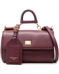 Dolce & Gabbana - My Sicily Mini Leather Handbag - Lyst