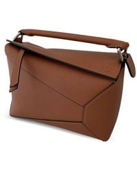 Loewe - Puzzle Edge Small Leather Handbag - Lyst