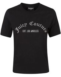 Juicy Couture - Logo Cotton T-shirt - Lyst