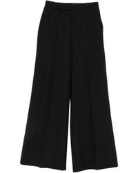 Rick Owens - Wool Wide-Leg Trousers - Lyst