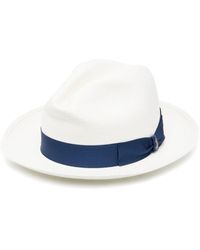 Borsalino Panama Straw Hat - Blue