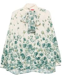 F.R.S For Restless Sleepers - Silk Blend Printed Shirt - Lyst