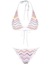 MISSONI BEACHWEAR - Triangle Bikini Set - Lyst