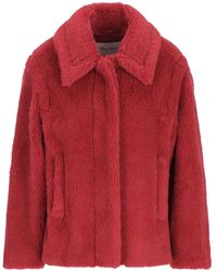 Max Mara - Teddy Cropped Coat - Lyst