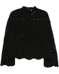 Semicouture - Geneva Crochet Top - Lyst