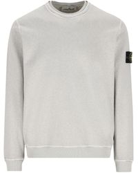 Stone Island - Old Effect Sweatshirt - Lyst