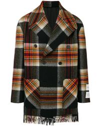 Calvin Klein Cappotto Doppio Petto - Rosso