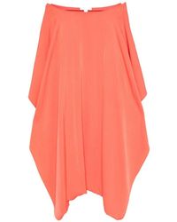 Alaïa - Asymmetric Midi Skirt - Lyst