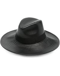Borsalino - Sophie Leather Hat - Lyst