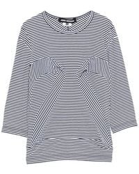 Junya Watanabe - Striped Cotton T-Shirt - Lyst