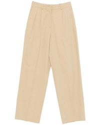 DUNST - Cotton Blend Chino Trousers - Lyst