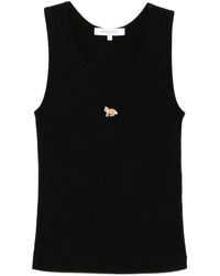 Maison Kitsuné - Baby Fox Cotton Tank Top - Lyst