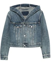 Alaïa - Trucker Denim Jacket - Lyst