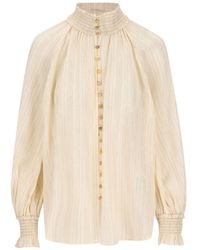 Zimmermann - Regular Stripes Shirt - Lyst