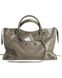 Balenciaga - Le City Medium Leather Handbag - Lyst