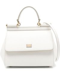 Dolce & Gabbana - Sicily Medium Leather Handbag - Lyst