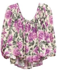 Chloé - Floreal Crop Top - Lyst