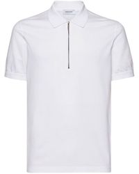 Ferragamo - Piquet Cotton Polo Shirt - Lyst