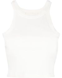 Closed - Ribbed Cropped Tank Top - Lyst