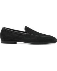 John Lobb - Tyne Suede Leather Loafers - Lyst