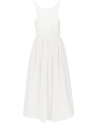 Emporio Armani - Cotton Long Dress - Lyst