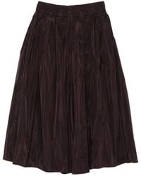 Susanne Bommer - Taffetas Long Skirt - Lyst
