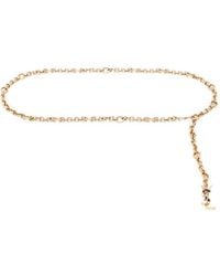 Saint Laurent - Cassandre Chain Belt - Lyst