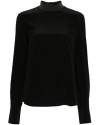 Brunello Cucinelli - Silk Blouse - Lyst