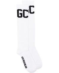 Gcds - Logo-intarsia Knee-length Socks - Lyst
