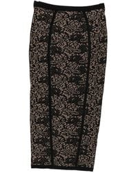 Elisabetta Franchi - Knitted Midi Skirt - Lyst