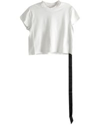 Rick Owens - Cotton Cropped T-Shirt - Lyst