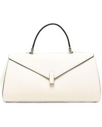 Valextra - Iside Editor Leather Tote Bag - Lyst