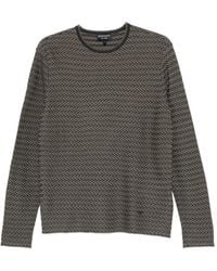 Emporio Armani - Wool Crewneck Sweater - Lyst