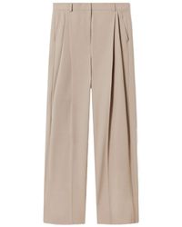 Stella McCartney - Pleated Wool Trousers - Lyst