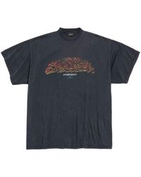Balenciaga - Offshore Cotton T-shirt - Lyst