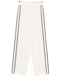 Fabiana Filippi - Silk Blend Trousers - Lyst