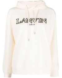 Lanvin - Felpa con cappuccio - Lyst