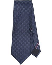 Gucci - Tie With All-Over Gg Motif - Lyst