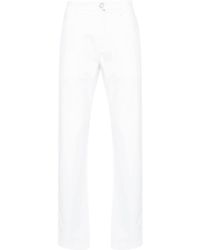 Jacob Cohen - Logo-patch Slim-fit Trousers - Lyst