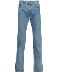 Jeans dritti MeteorOff-White c/o Virgil Abloh in Denim di colore Grigio Donna Abbigliamento da Jeans da Jeans dritti 