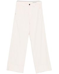 White Sand - Cotton Trousers - Lyst