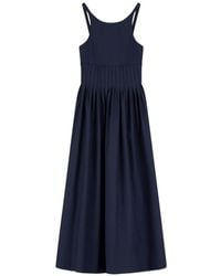 Emporio Armani - Cotton Long Dress - Lyst