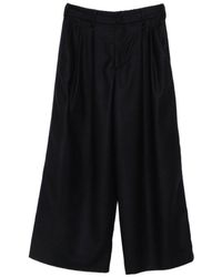 Susanne Bommer - Wool Wide-Leg Trousers - Lyst